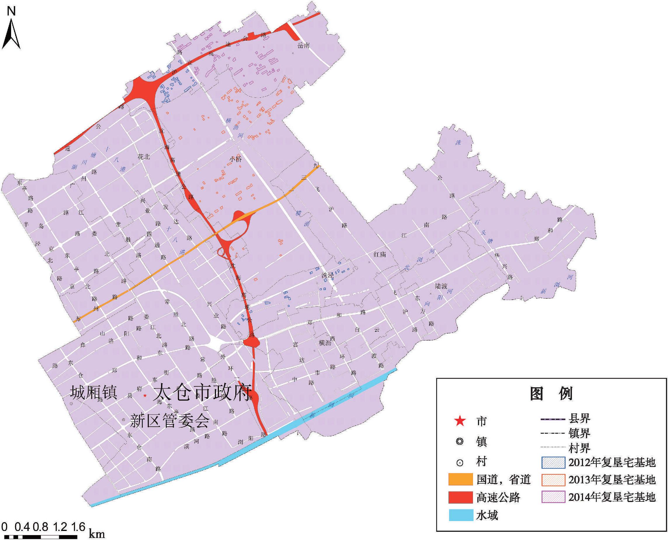 太倉(cāng)市經(jīng)濟(jì)開(kāi)發(fā)區(qū)宅基地復(fù)墾分布圖